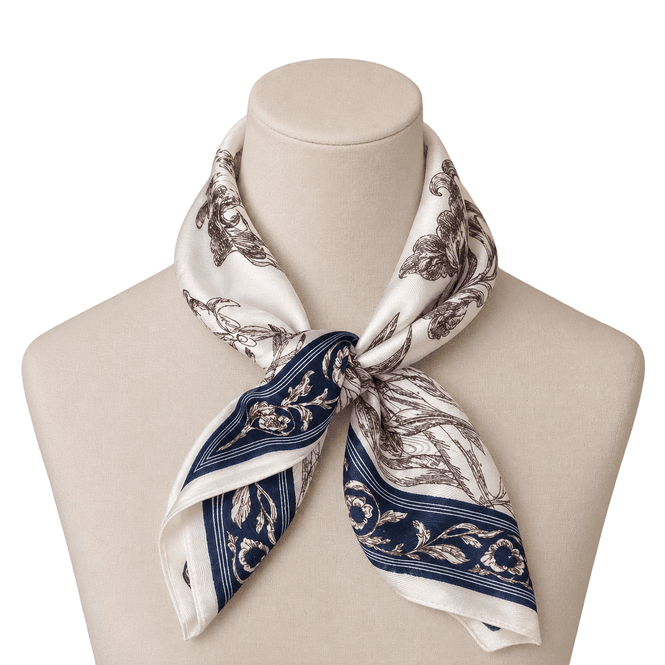 Hovedbilde W237 Lite skjerf viscose - marine blå