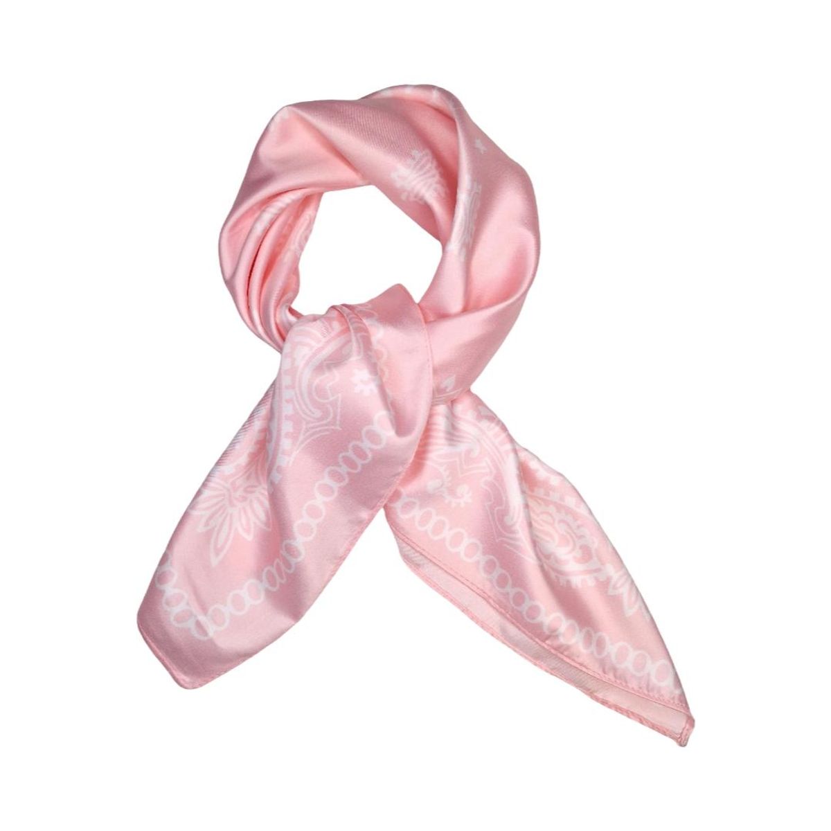 11123 Lite skjerf silkelook - rosa