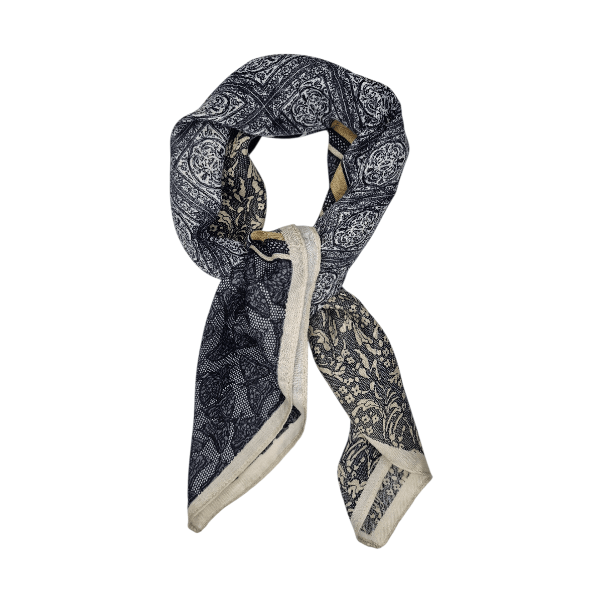 W150 Lite skjerf viscose - sort