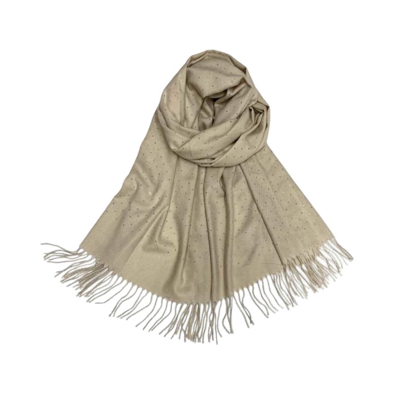 RE-X15 Skjerf mellomtykk viscose - beige