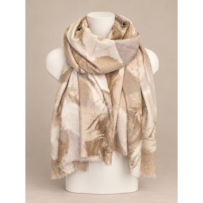 Hovedbilde RE-J135 Skjerf mellomtykk - beige