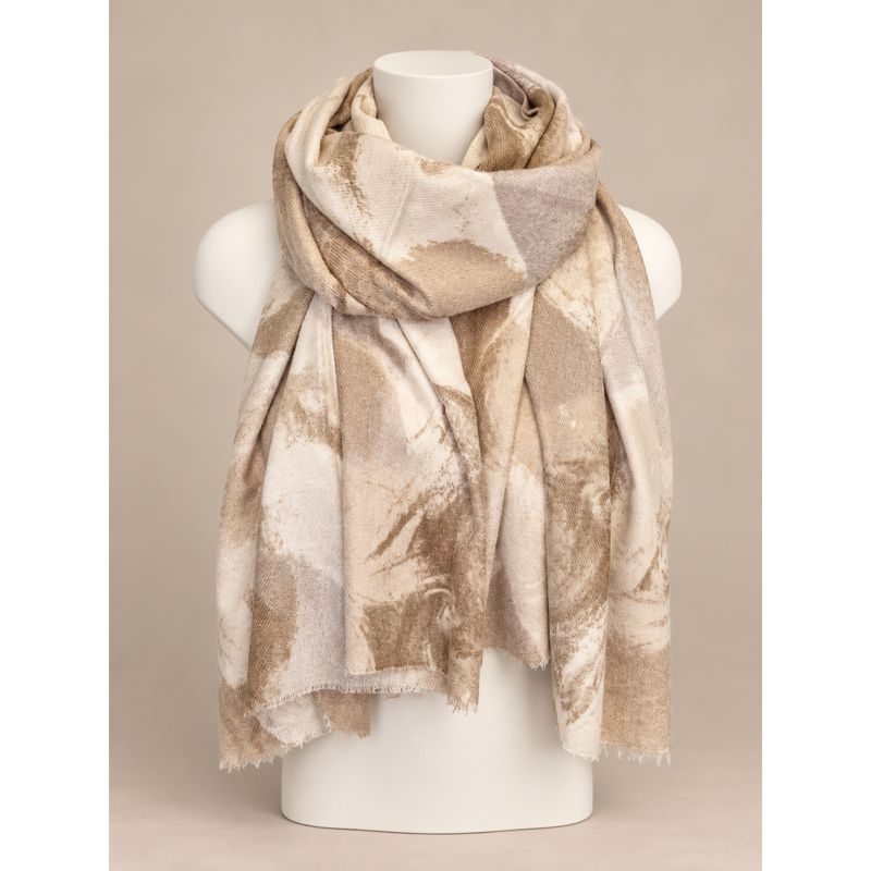 RE-J135 Skjerf mellomtykk - beige