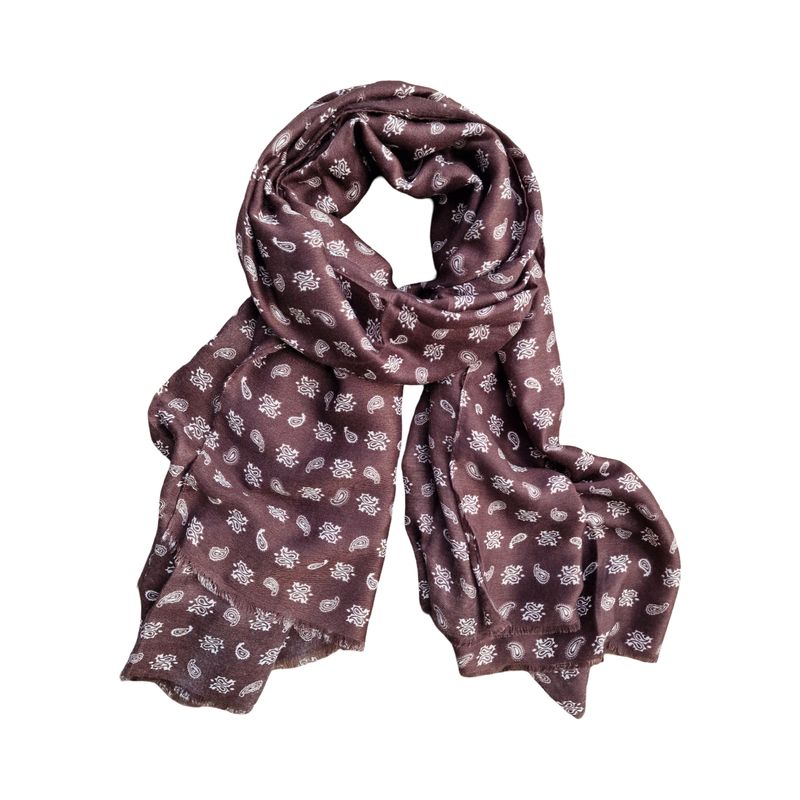 BA4225 Skjerf viscosemix - brun