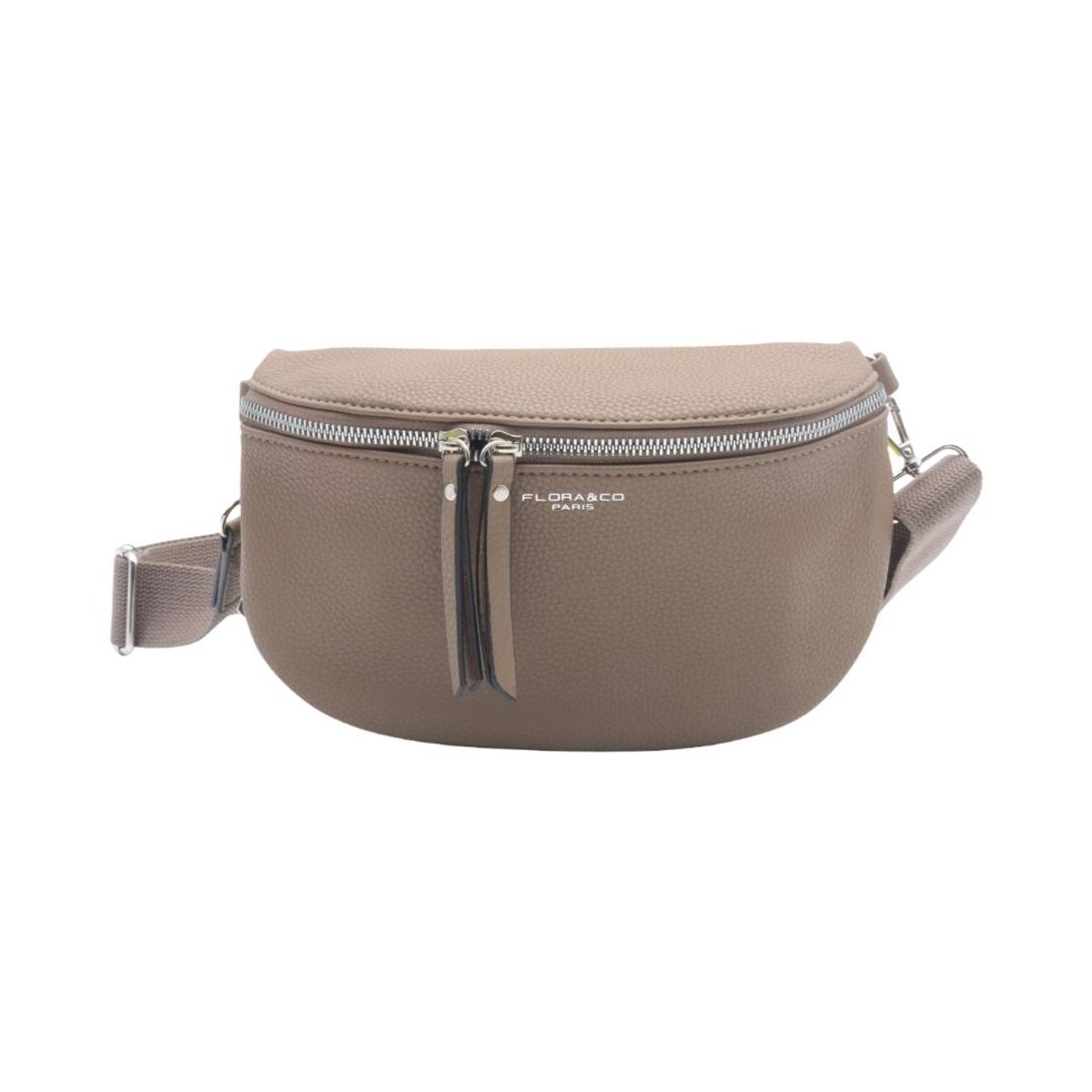 FL3645  AMY bumbag imitert skinn - taupe