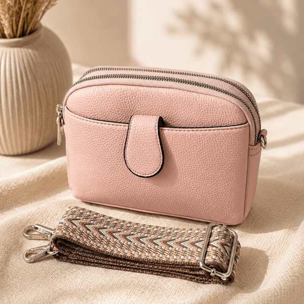 Hovedbilde FL2328 Liten crossover veske - rose