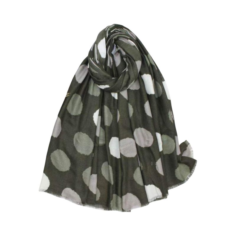 RE-J197 Skjerf viscose  - grønn army