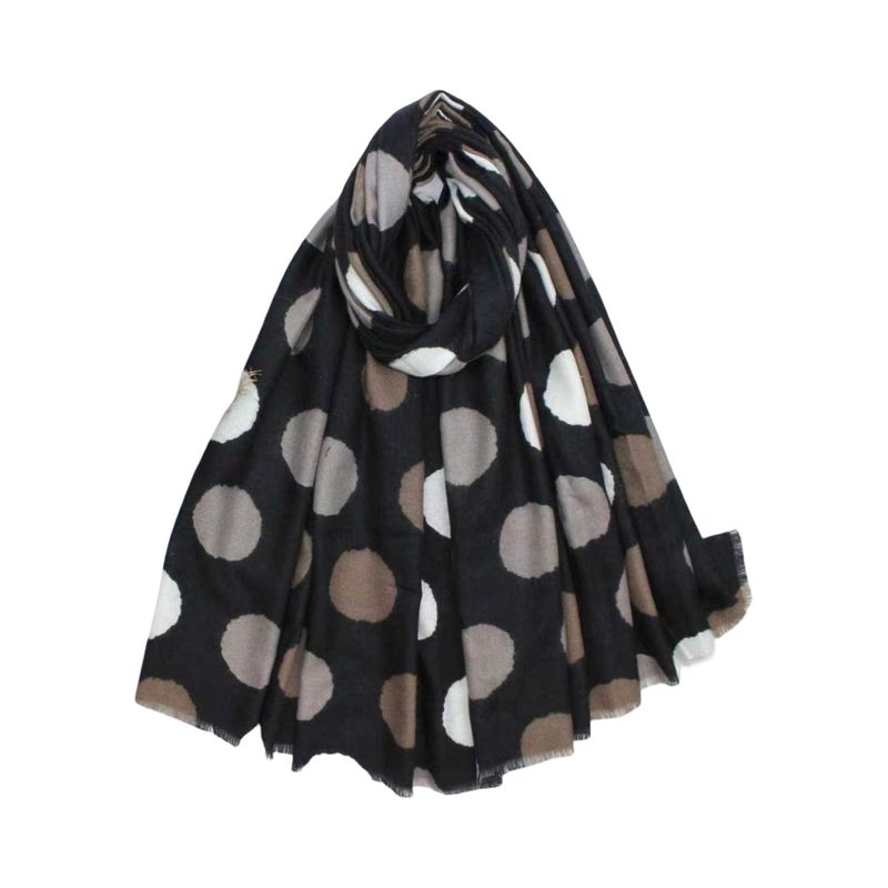 RE-J197 Skjerf viscose  - sort