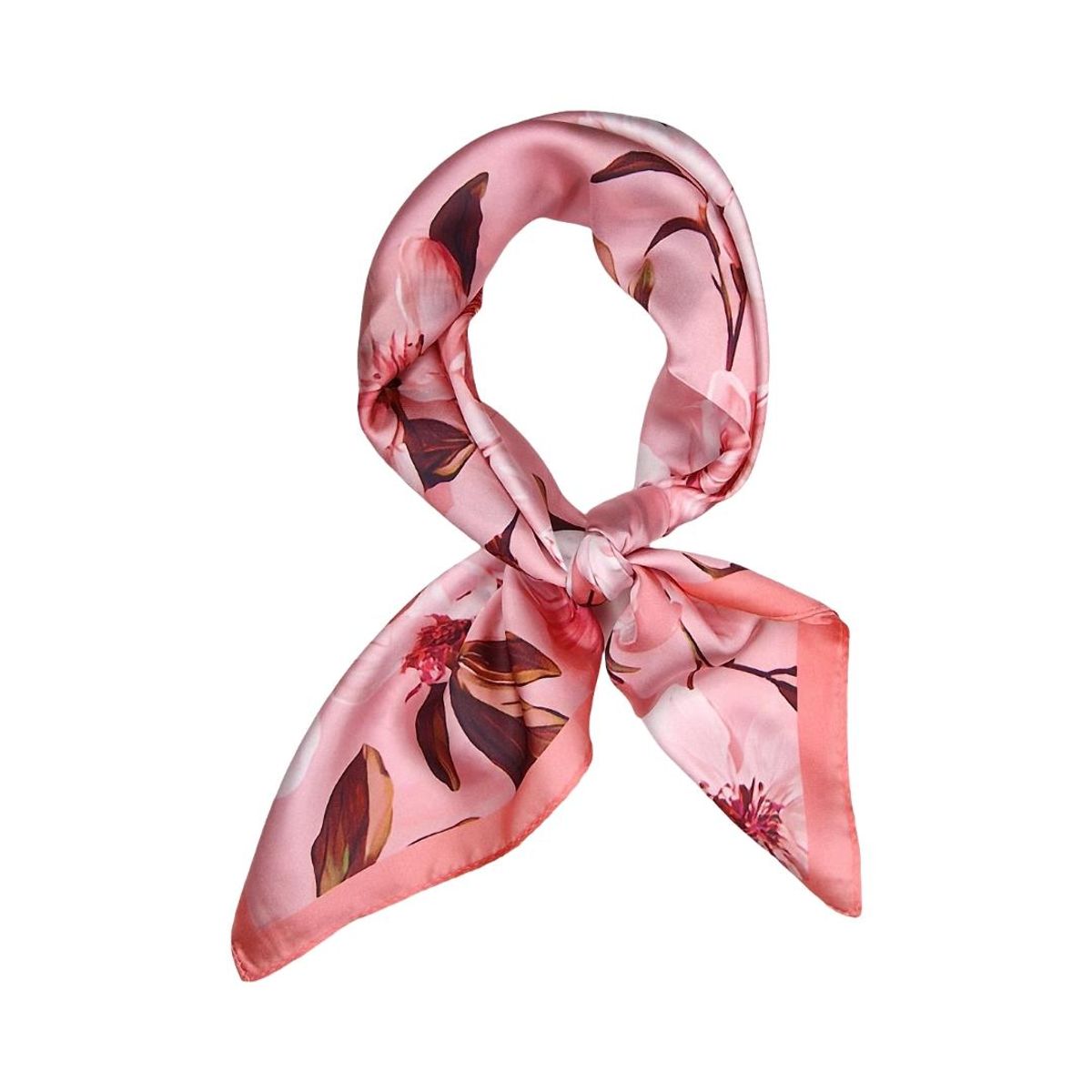 C38328-43 Lite skjerf blomster - rosa