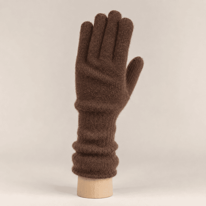 Hovedbilde RE-YG06 Fingervanter ullmix - brun