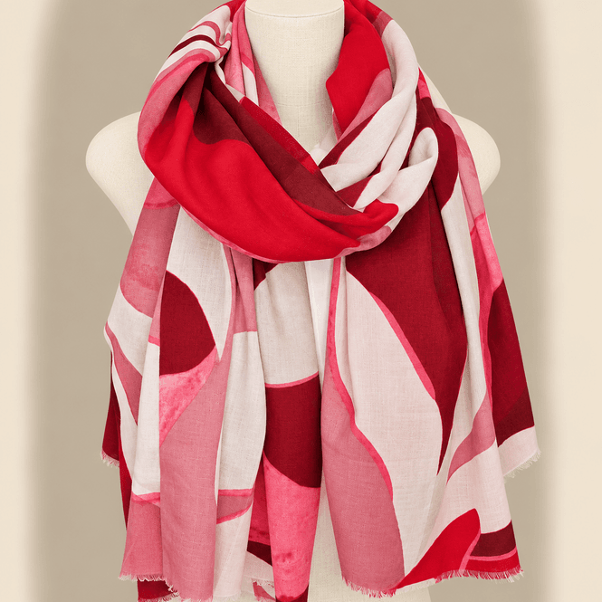 Hovedbilde 113075 Vanlig skjerf viscose abstrakt  - ...