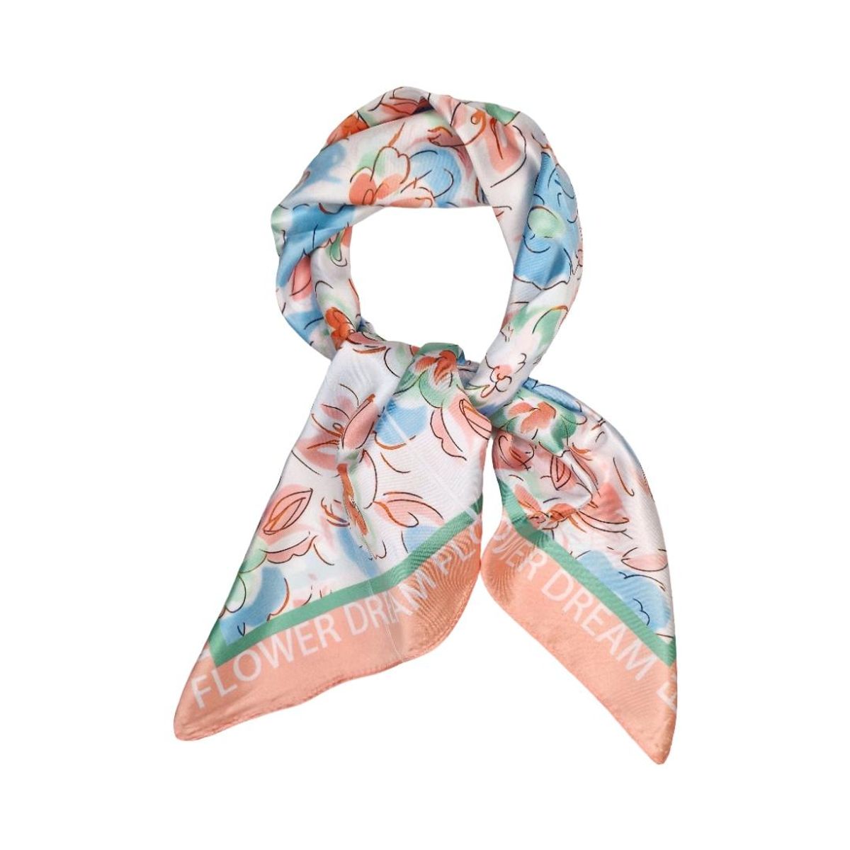 11097 Lite skjerf silkelook - lys