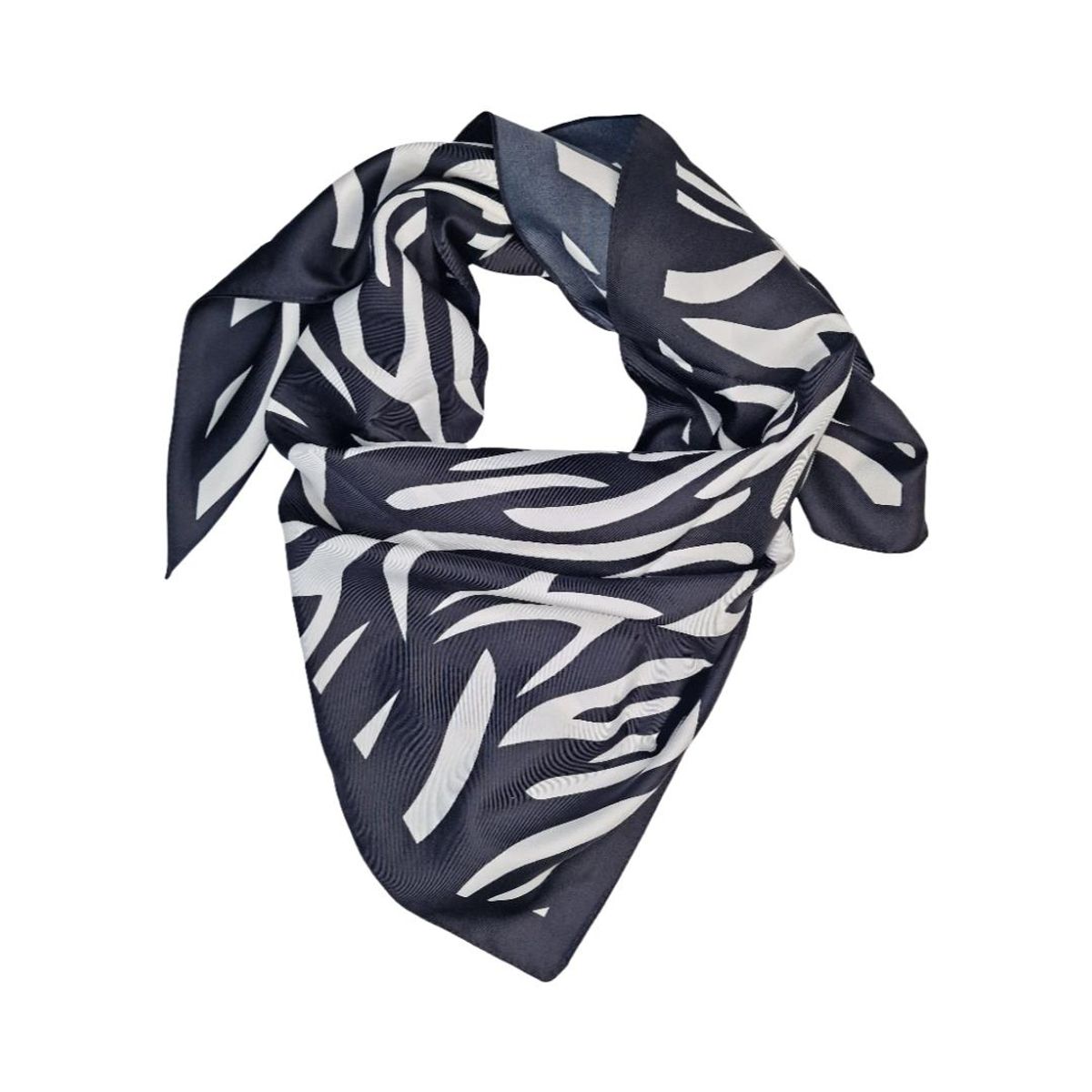 FJ317 Firkantet skjerf 90x90cm - sort