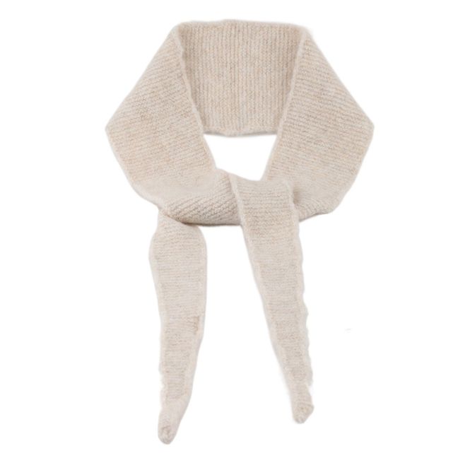 Hovedbilde ZY1607  Lite skjerf ullmix - beige